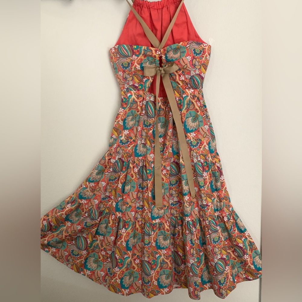 NWOT Antonio Melani Liberty London print Olivia Halter Sundress - Picture 2 of 10